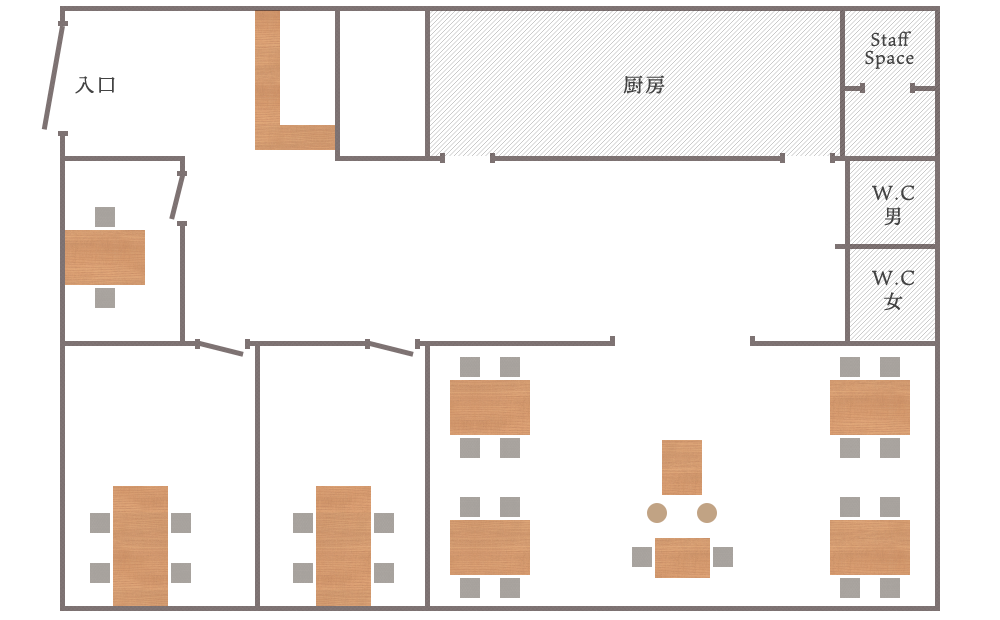 店内見取り図